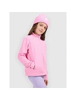 Dívčí běžný fleece s kapucí 4F 4FJRSS26TFLEF507-56S