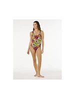 Dámské plavky RIP CURL Carioca Hi-Leg Revo One Piece, vícebarevné Dámské plavky RIP CURL Carioca Hi-Leg Revo One Piece, vícebarevné
