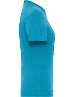 Daiber JN 1801 Dámské pracovní tričko z bio bavlny - Solid 02.1801 turquoise