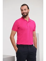 Russell Athletic 566M Pánské elastické piqué polo 10.566M burgundy Russell Athletic 566M Pánské elastické piqué polo 10.566M burgundy