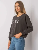 Dámská mikina RV BL 0192.55P Tmavá khaki - FPrice Dámská mikina RV BL 0192.55P Tmavá khaki - FPrice