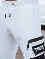 Pánské tepláky combat white FashionStreet UX4370