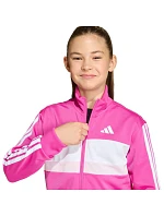 Dětské tepláky adidas Seasonal Essentials Tiberio 3-Stripes Tricot růžové KS5519