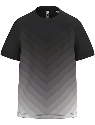 Kariban ProAct PA 4048 Dětské sportovní tričko s barevným gradientem 20.4048 black Kariban ProAct PA 4048 Dětské sportovní tričko s barevným gradientem 20.4048 black