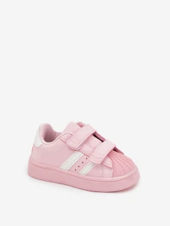 Dětské Sportovní Boty Tenisky Z Eko Kůže Růžové Renel
