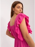 DHJ SK 8352 šaty.04 tmavě růžová DHJ SK 8352 šaty.04 tmavě růžová