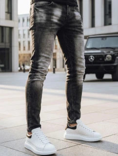 Pánské černé kalhoty FashionStreet UX3818