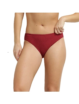 Dámské plavky DIM SWIMSUIT SHELL BIKINI - DIM - tmavě červená