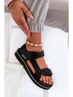 Dámské sandály na platformě Big Star NN274A532 černé