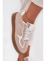 Nízké dámské tenisky Beżové Brenelle