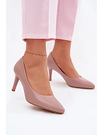 Fialové eko kožené lodičky Sergio Leone