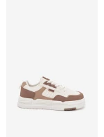 Dámské tenisky na platformě Big Star – tmavě béžové