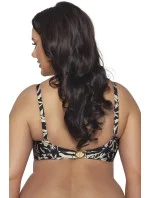 Dámská plavková podprsenka SK-185 Mocca s černou - AVA