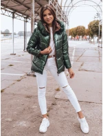 Dámská prošívaná zimní bunda PAGET zelená FashionStreet TY2400 Dámská prošívaná zimní bunda PAGET zelená FashionStreet TY2400