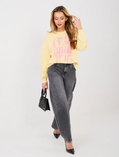 Mikina IT BL 22183.27P světle žlutá