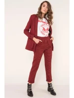 Dámské vzorované kalhoty 12586 - FPrice