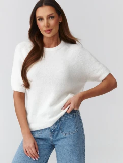 Svetr s krátkým rukávem  model 224082 Makadamia