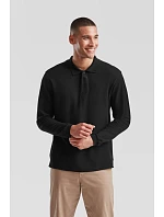 Fruit of the Loom Premium Polo LSL Piqué polo s dlouhým rukávem 16.3310 black Fruit of the Loom Premium Polo LSL Piqué polo s dlouhým rukávem 16.3310 black