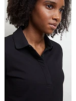 NEOBLU Owen LSL Women Dámské těžké piqué polo s dlouhým rukávem 24.4397 deep black NEOBLU Owen LSL Women Dámské těžké piqué polo s dlouhým rukávem 24.4397 deep black