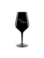 PROTOŽE BÝT CEO NENÍ PRDEL - černá nerozbitná sklenice na víno 470 ml PROTOŽE BÝT CEO NENÍ PRDEL - černá nerozbitná sklenice na víno 470 ml