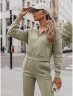 Dámská tepláková souprava MARINO pistáciová FashionStreet AY0977