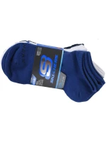 Skechers Boys 6ks Non Terry Low Cut S115057-BLU Blue 31-34