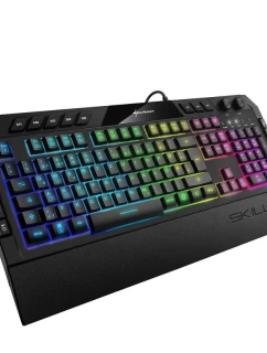 Sharkoon Skiller SGK5 USB QWERTZ herní klávesnice černá