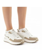 Béžová sportovní obuv na platformě Big Star RR274A216