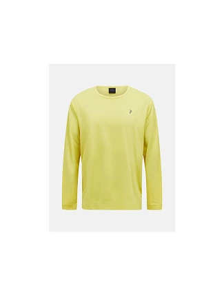 Pánské tričko PEAK PERFORMANCE M Trail Longsleeve, žlutá barva Pánské tričko PEAK PERFORMANCE M Trail Longsleeve, žlutá barva