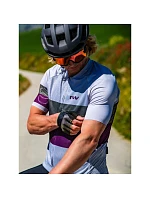 Cyklistické tričko NORTHWAVE Blade Air Jersey Short Sleeve světle šedé/fialové Cyklistické tričko NORTHWAVE Blade Air Jersey Short Sleeve světle šedé/fialové