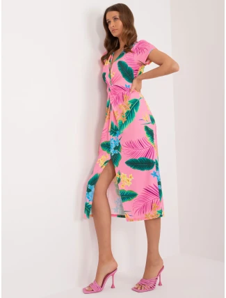 Šaty DHJ SK 17302K 1.69 růžová Šaty DHJ SK 17302K 1.69 růžová