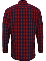 Premier PR 250 Popelínová košile s dl. rukávem "Mulligan" 39.0250 red/navy