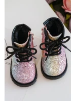 Dětské Brokatové Botky Oceněné Suwakiem Multikolor Saussa