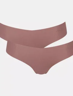 Dámské kalhotky ZERO Modal 2.0 Hipstring 2P - BROWN - hnědé 1141 - SLOGGI