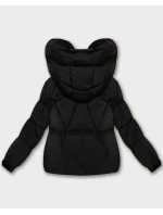 Černá oversize dámská bunda pro přechodné období S'West (B2003-1) Černá oversize dámská bunda pro přechodné období S'West (B2003-1)