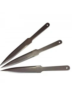 Sportovní vrhací nože KAL22 LIDER 3ks stříbrné