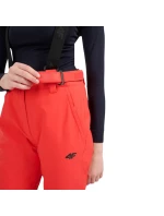 Dámské lyžařské kalhoty 4F FNK F0944 red 4FWAW25TFTRF0944 62S dámské
