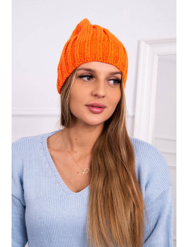 Fleecová čepice Ida K320 oranžová