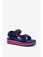 Dámské sandály na platformě Lee Cooper LCW-24-05-2753L Černé