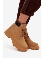 Izolované dámské trekové boty na zip Camel Selinda