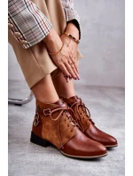 Dámské kožené kozačky Maciejka 5743A-29 Hněde Dámské kožené kozačky Maciejka 5743A-29 Hněde