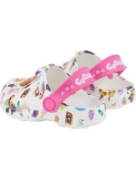 Dětské žabky Little Frog Jr 8701-691-3236 Bílá mix - Coqui