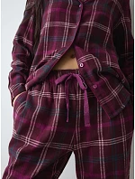 Dámské pyžamo boyfriend PW 01 X Checks - Red - TRIUMPH