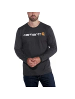 Carhartt Core Logo T-Shirt L/S mikina bez kapuce - carbon heather