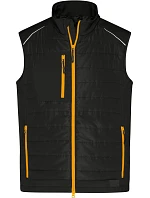 Daiber JN 1822 Pánská hybridní vesta 02.1822 black/neon orange Daiber JN 1822 Pánská hybridní vesta 02.1822 black/neon orange