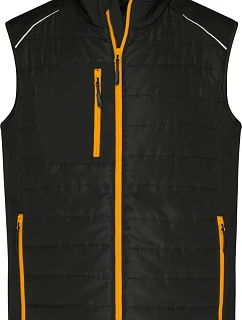 Daiber JN 1822 Pánská hybridní vesta 02.1822 black/neon orange