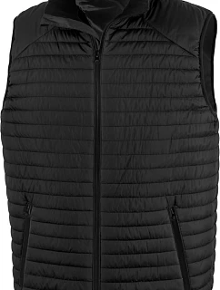 Result R 239X Thermo prošívaná vesta 30.239X black/black