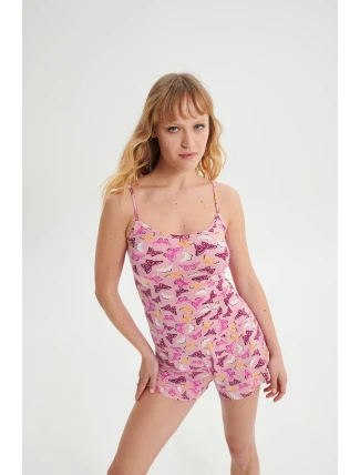 Vamp - Košilka na ramínka s potiskem 19792 - Vamp Vamp - Košilka na ramínka s potiskem 19792 - Vamp