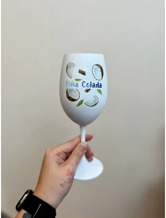 PIÑA COLADA - bílá sklenice na víno 350 ml PIÑA COLADA - bílá sklenice na víno 350 ml
