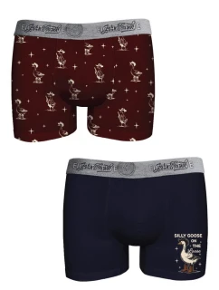 Pánské boxerky John Frank JF2BEF42 2PACK